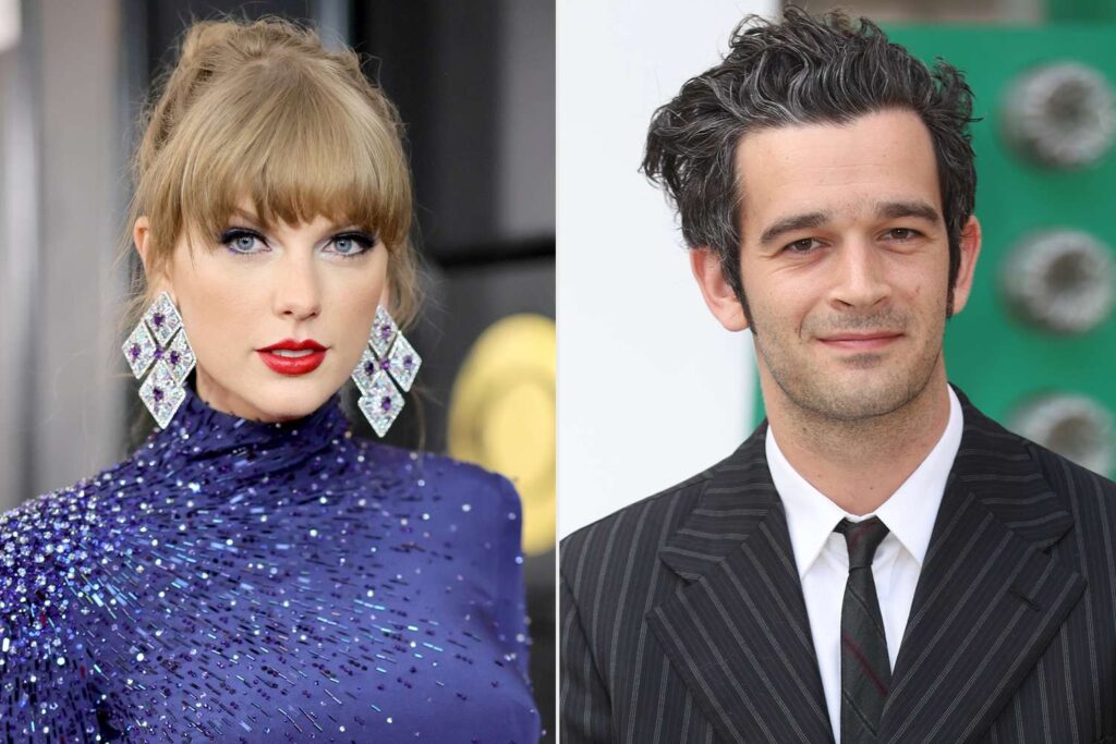 Matty Healy and Taylor Swift